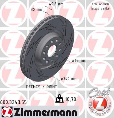 Zimmermann 600.3243.55 - Discofreno autozon.pro