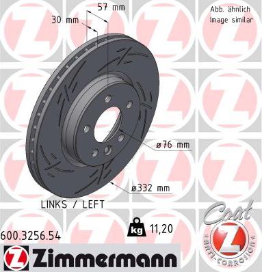 Zimmermann 600.3256.54 - Discofreno autozon.pro