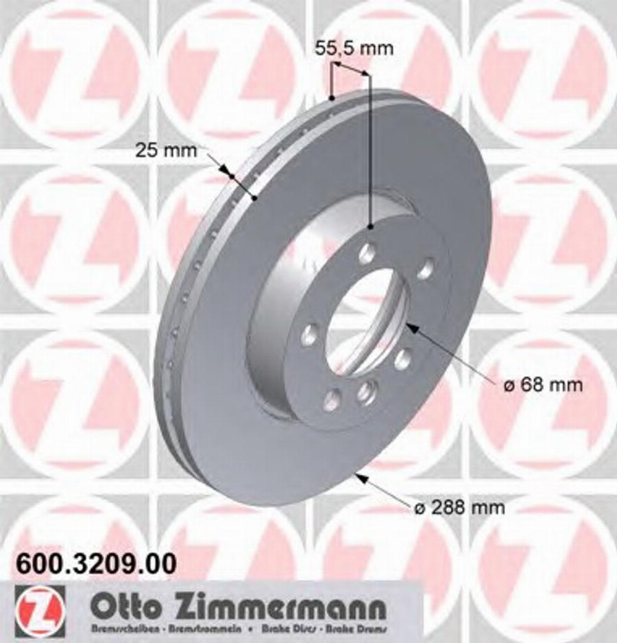 Zimmermann 600 3209 00 - Discofreno autozon.pro