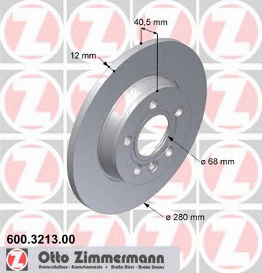 Zimmermann 600 3213 00 - Discofreno autozon.pro