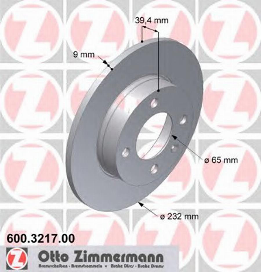 Zimmermann 600.3217.00 - Discofreno autozon.pro