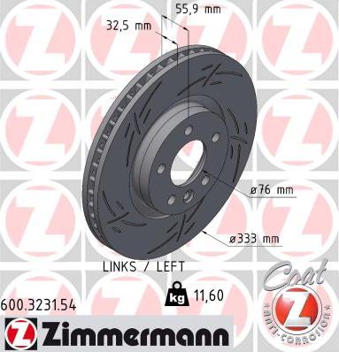 Zimmermann 600.3231.54 - Discofreno autozon.pro