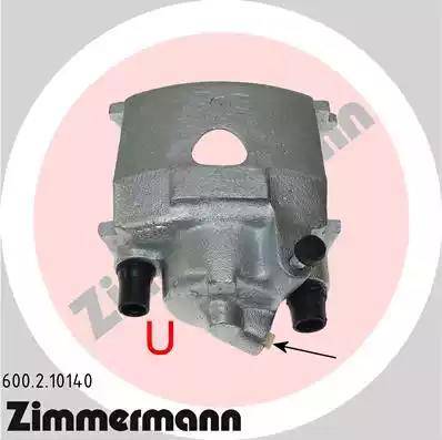 Zimmermann 600.2.10140 - Pinza freno autozon.pro