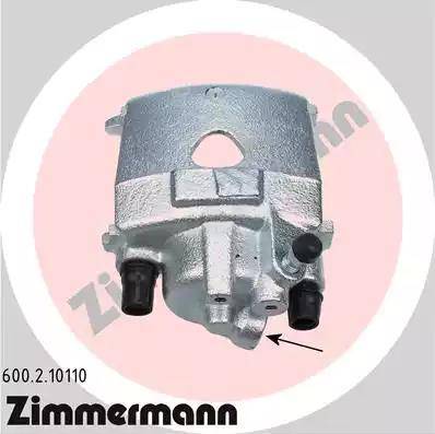 Zimmermann 600.2.10110 - Pinza freno autozon.pro