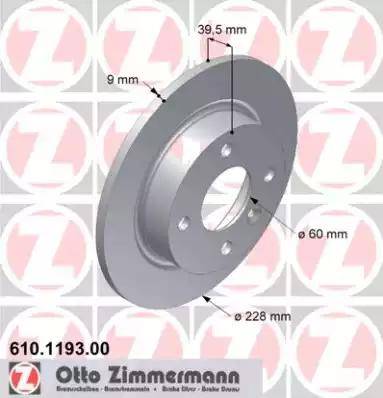 Zimmermann 610.1193.00 - Discofreno autozon.pro