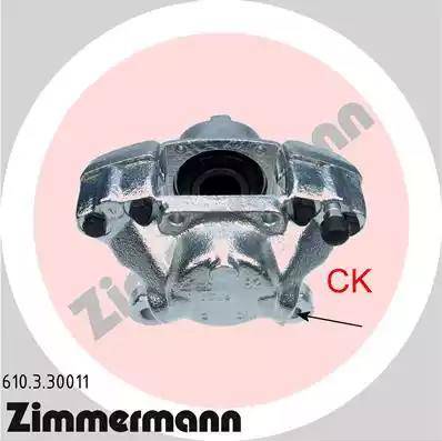 Zimmermann 610.3.30011 - Pinza freno autozon.pro