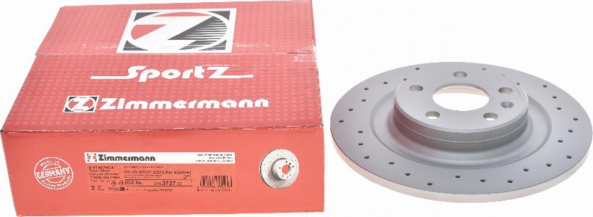 Zimmermann 610.3727.52 - Discofreno autozon.pro