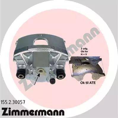 Zimmermann 155.2.30057 - Pinza freno autozon.pro