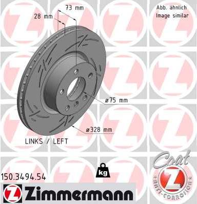 Zimmermann 150.3494.54 - Discofreno autozon.pro