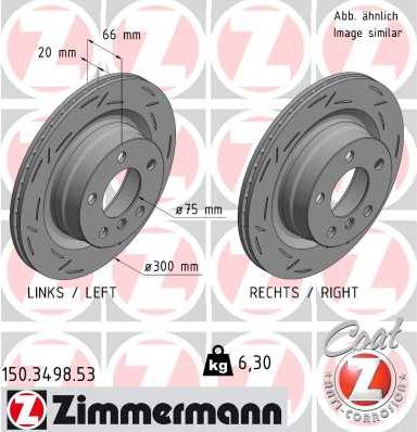 Zimmermann 150.3498.53 - Discofreno autozon.pro