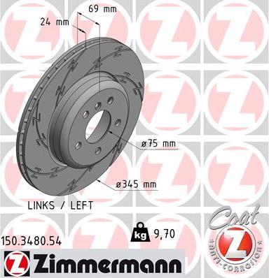 Zimmermann 150.3480.54 - Discofreno autozon.pro