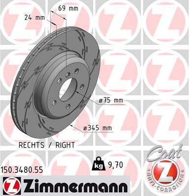 Zimmermann 150.3480.55 - Discofreno autozon.pro