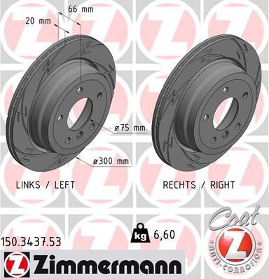 Zimmermann 150.3437.53 - Discofreno autozon.pro