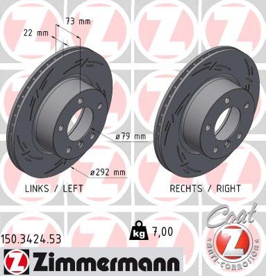 Zimmermann 150.3424.53 - Discofreno autozon.pro