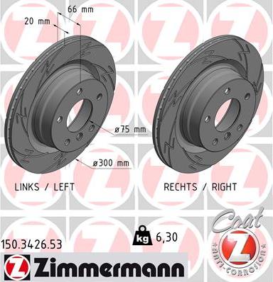 Zimmermann 150.3426.53 - Discofreno autozon.pro