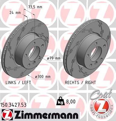 Zimmermann 150.3427.53 - Discofreno autozon.pro