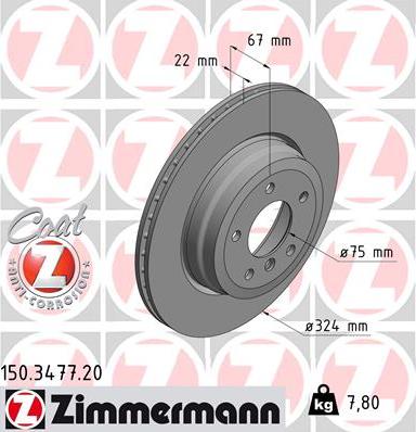 Zimmermann 150.3477.20 - Discofreno autozon.pro