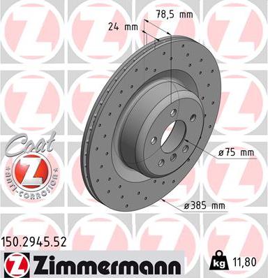 Zimmermann 150.2945.52 - Discofreno autozon.pro