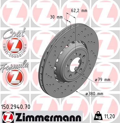 Zimmermann 150.2940.70 - Discofreno autozon.pro