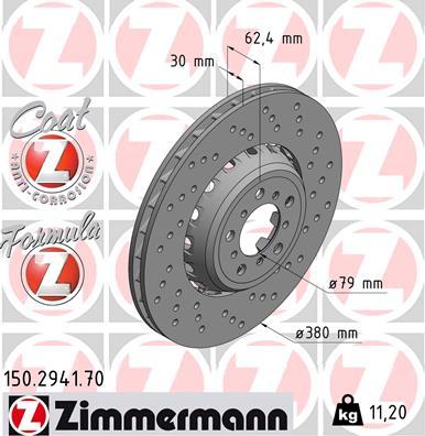 Zimmermann 150.2941.70 - Discofreno autozon.pro