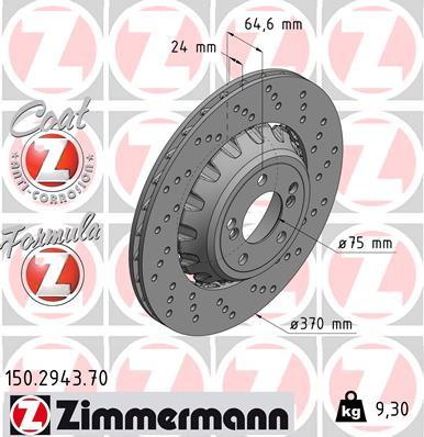 Zimmermann 150.2943.70 - Discofreno autozon.pro