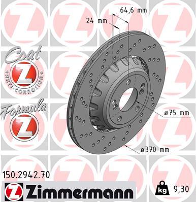 Zimmermann 150.2942.70 - Discofreno autozon.pro