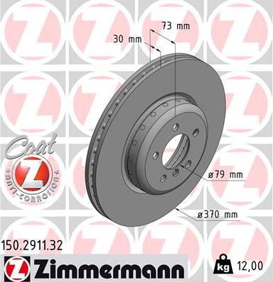 Zimmermann 150.2911.32 - Discofreno autozon.pro