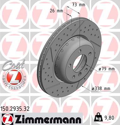 Zimmermann 150.2935.32 - Discofreno autozon.pro