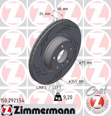 Zimmermann 150.2921.54 - Discofreno autozon.pro