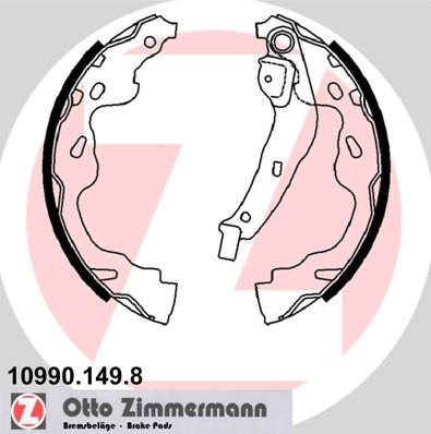 Zimmermann 10990.149.8 - Kit ganasce freno autozon.pro