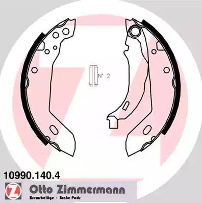 Zimmermann 10990.140.4 - Kit ganasce freno autozon.pro