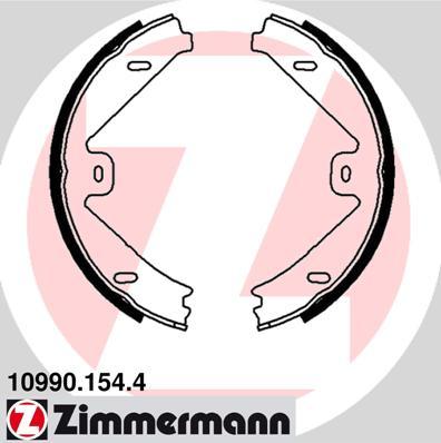 Zimmermann 10990.154.4 - Kit ganasce, Freno stazionamento autozon.pro