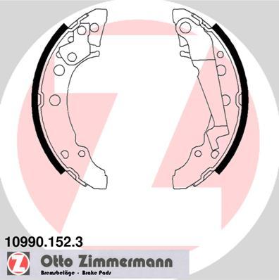 Zimmermann 10990.152.3 - Kit ganasce freno autozon.pro