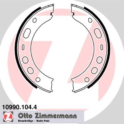 Zimmermann 10990.104.4 - Kit ganasce, Freno stazionamento autozon.pro