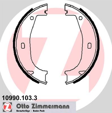 Zimmermann 10990.103.3 - Kit ganasce, Freno stazionamento autozon.pro