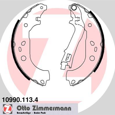 Zimmermann 10990.113.4 - Kit ganasce freno autozon.pro