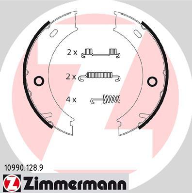 Zimmermann 10990.128.9 - Kit ganasce, Freno stazionamento autozon.pro