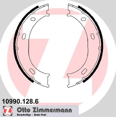 Zimmermann 10990.128.6 - Kit ganasce, Freno stazionamento autozon.pro