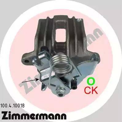 Zimmermann 100.4.10018 - Pinza freno autozon.pro