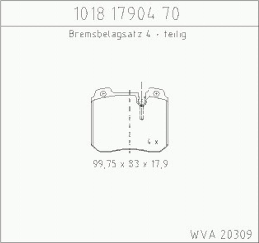 Zimmermann 10181790470 - Kit pastiglie freno, Freno a disco autozon.pro