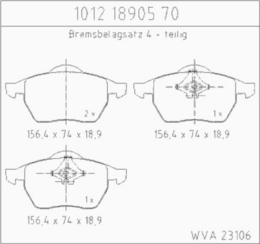 Zimmermann 10121890570 - Kit pastiglie freno, Freno a disco autozon.pro