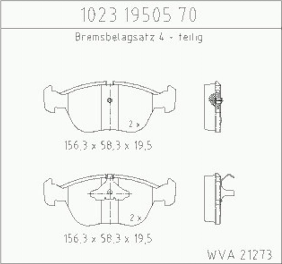 Zimmermann 10231950570 - Kit pastiglie freno, Freno a disco autozon.pro