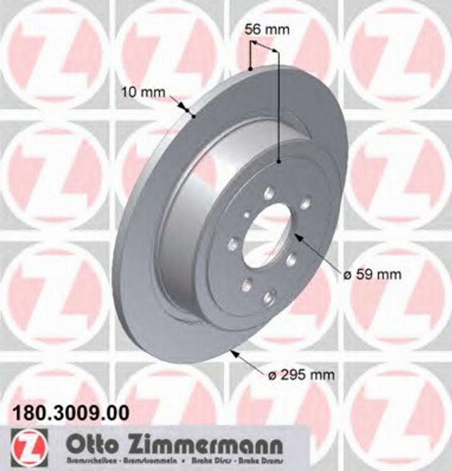 Zimmermann 180 3009 00 - Discofreno autozon.pro