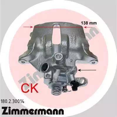 Zimmermann 180.2.30014 - Pinza freno autozon.pro