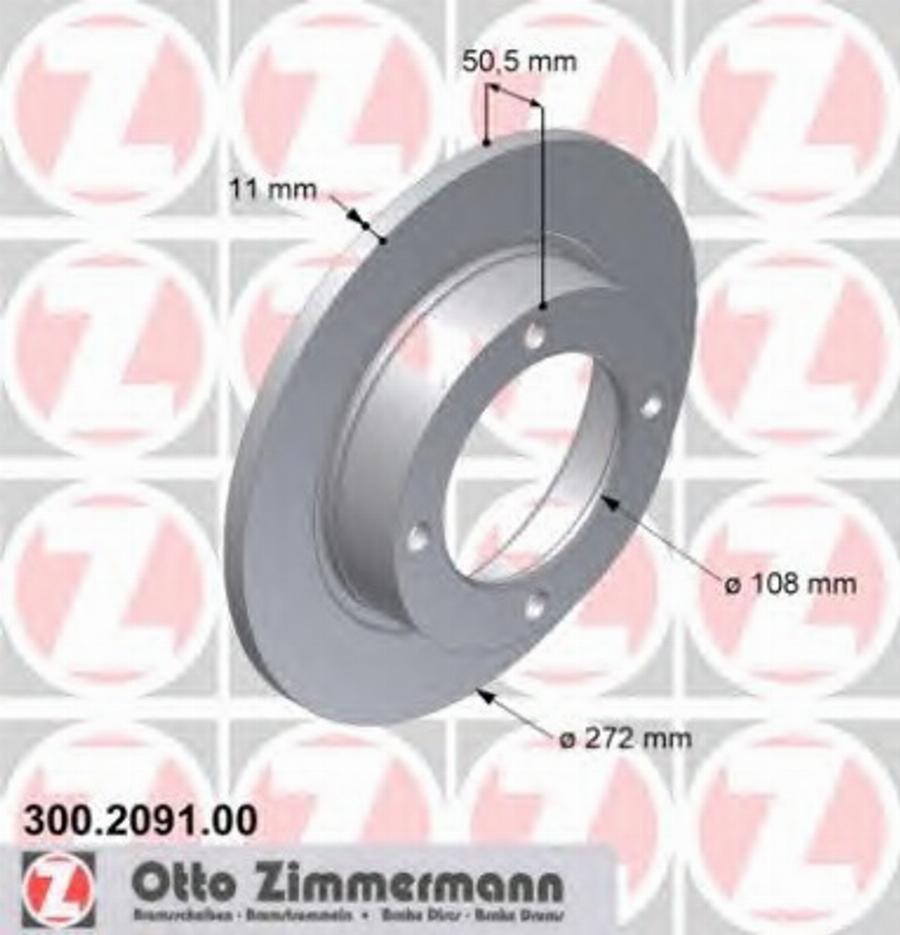 Zimmermann 300.2091.00 - Discofreno autozon.pro