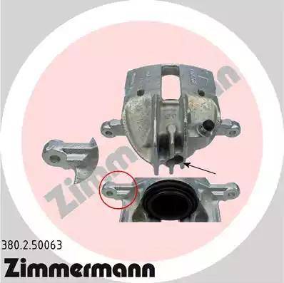 Zimmermann 380.2.50063 - Pinza freno autozon.pro