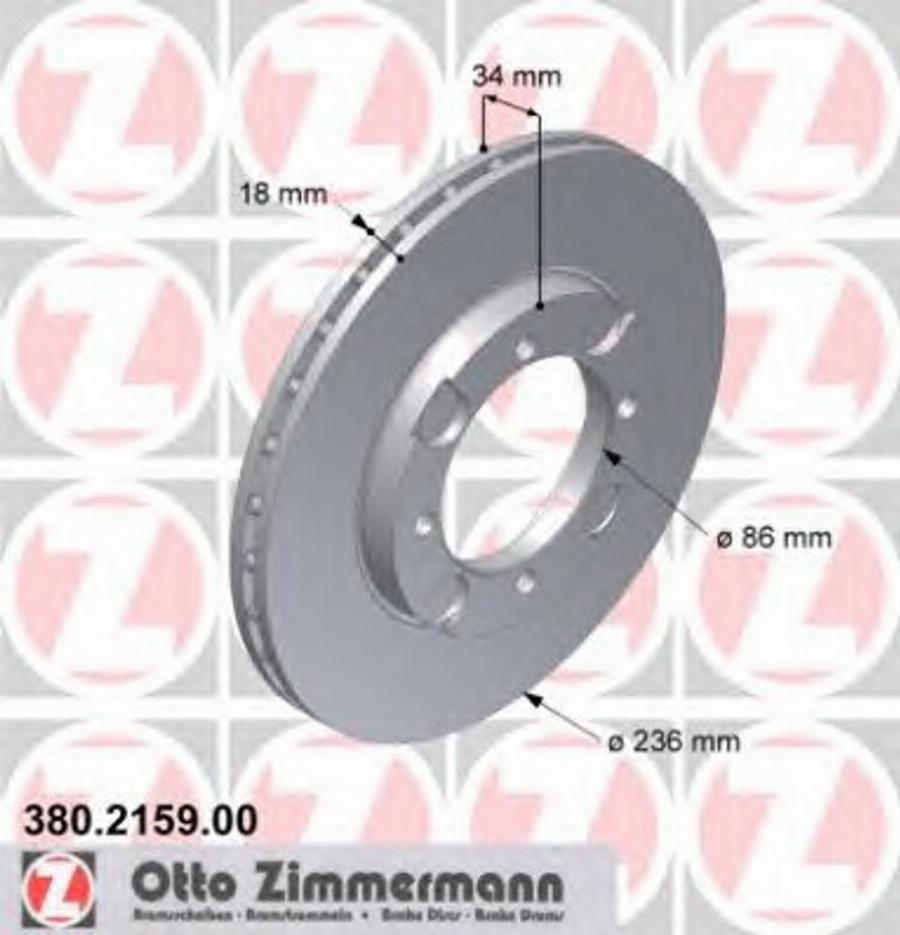 Zimmermann 380215900 - Discofreno autozon.pro