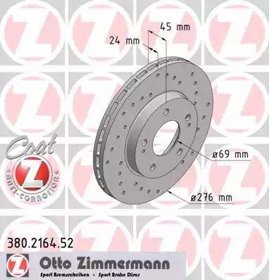 Zimmermann 380.2164.52 - Discofreno autozon.pro