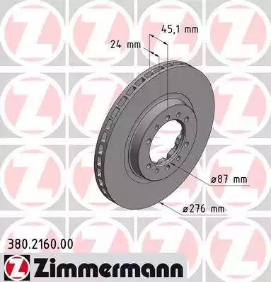 Zimmermann 380.2160.00 - Discofreno autozon.pro