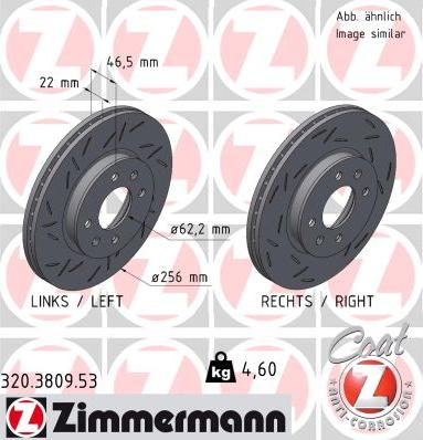 Zimmermann 320.3809.53 - Discofreno autozon.pro